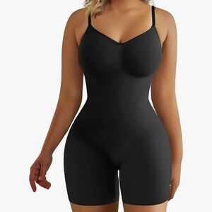 Tummy Control Shapewear Seamless Sculpting Mid Thigh Bodysuit